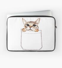 Pocket cat Laptop Sleeve