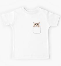 Pocket cat Kids Tee