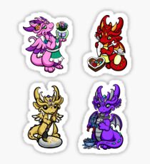 Craftsy Dragons Sticker Pack 2 Sticker