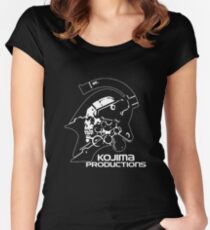 Kojima Productions 2016 New Logo High Reso Print Image Shirt & Pillow Women's Fitted Scoop T-Shirt