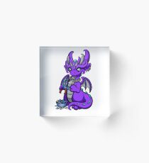 Chainmaille Dragon Acrylic Block