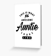 Auntie Greeting Card