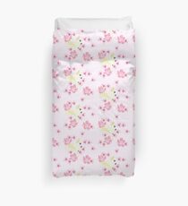 Cockatoo Pale Pink Hibiscus Bliss Duvet Cover