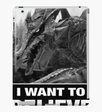 Ridley "I Want to Believe" iPad Case/Skin