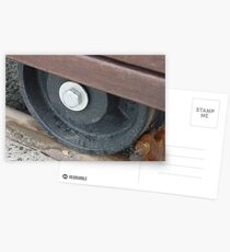 Postales Train Wheels