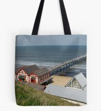 Saltburn Pier, North Yorkshire Coast Tote Bag