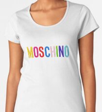 moschino black Women's Premium T-Shirt