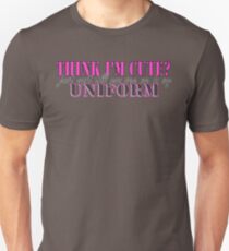 Cute in Uniform Unisex T-Shirt