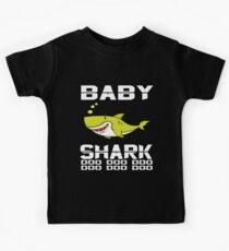 Niedliches Baby-Haifisch-T-Shirt Doo Doo Doo Das Haifisch-Familien-Kleid Kinder T-Shirt