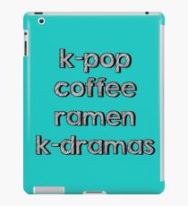 Vinilo o funda para iPad K-pop, Coffee, Ramen - Dramas coreanos