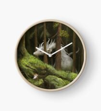 Forest scene Clock