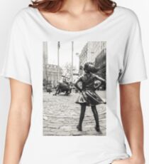 Furchtloses Mädchen & Stier NYC Baggyfit T-Shirt