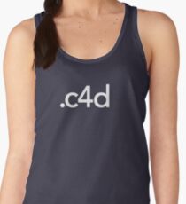Cinema 4D File Extension Women's Tank Top