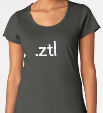 ZBrush File Extension - Pixologic Women's Premium T-Shirt