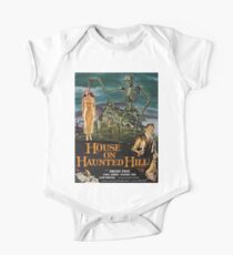 Vintage poster - House on Haunted Hill Short Sleeve Baby One-Piece