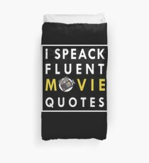 Movie Quotes Duvet Cover