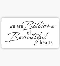 Beautiful Hearts Sticker