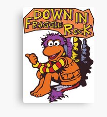 Fraggle Rock Fraggles 80s Muppets Gobo 1980s Comic Cartoon Canvas Print