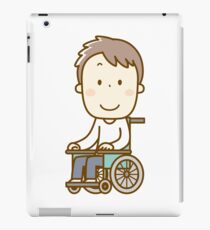Man in Wheelchair iPad Case/Skin