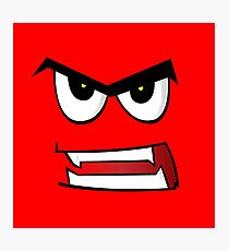 Angry Face Photographic Print