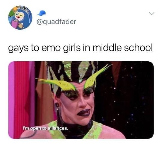 Gays To Emo Girls In Middle School By Peachyvan Redbubble