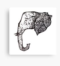 The Spotted elephant Canvas Print