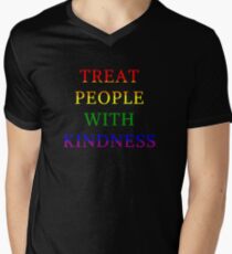 Treat People With Kindness Men's V-Neck T-Shirt