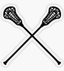 Lacrosse Sticks Transparent Sticker
