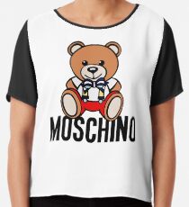 moschino bear Chiffon Top