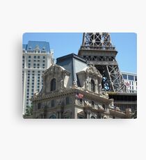 The Paris In Las Vegas Canvas Print