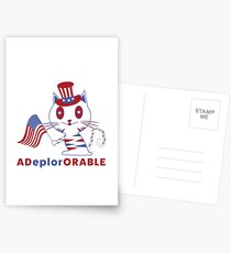 Adorable Deplorable Patriotic Kitten Postcards