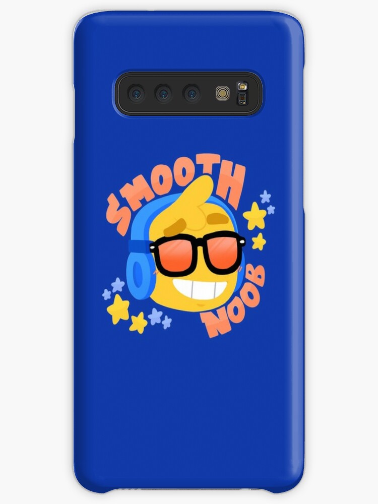 Hand Drawn Smooth Noob Roblox Inspired Character With Headphones Caseskin For Samsung Galaxy By Smoothnoob - roblox galaxy hair
