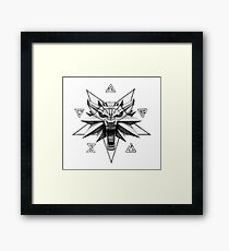 Der Hexer - Logo Signs Gerahmtes Wandbild