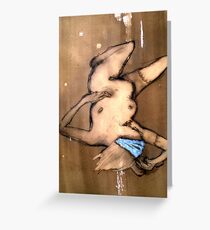cant keep up with each fallen robin Greeting Card