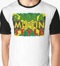 Ragga Muffinstil Grafik T-Shirt