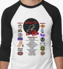 Mouse Rat Live Tour Edition Men's Baseball ¾ T-Shirt