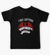 Camiseta para niños Yo era un rayo antes de la camisa del trueno The Dragons Thunder