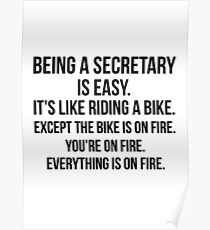 Being a Secretary Is Easy Poster