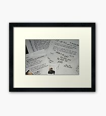 XxxTentacion Memories Love You Framed Print