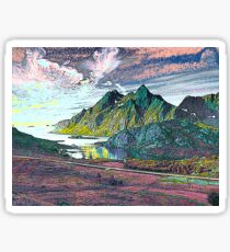 Lake View Sticker