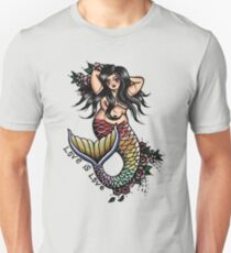 Gay pride and body positive mermaid Unisex T-Shirt