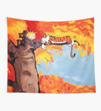 Calvin and Hobbes Autumn Wall Tapestry