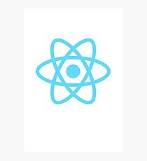 ReactJS shirt Photographic Print