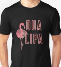 Camiseta unisex Pink Flamingo and Dua Lipa