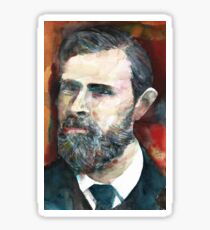 BRAM STOKER - watercolor portrait.2 Sticker