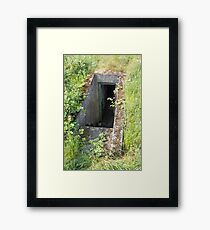 Bunker Entrance Framed Print