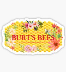 Burt's Bees Flower Honeycomb Logo Sticker
