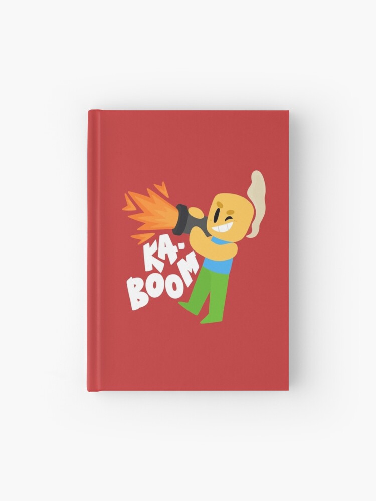 Kaboom Roblox Inspired Animated Blocky Character Noob T Shirt Hardcover Journal - kaboom roblox inspired animated blocky character noob t shirt hardcover journal