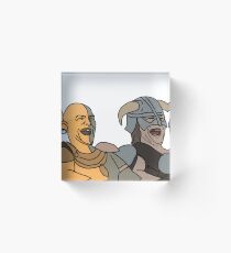 Skyrim- Dovhakiin laughing Acrylic Block