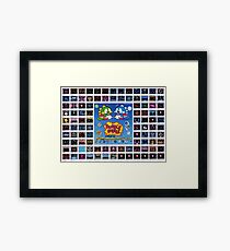 RARE Bubble Bobble Japanese Reprint Artwork Framed Print